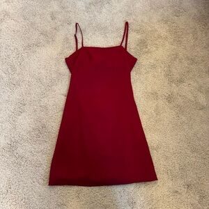Lulu's Red Spaghetti Strap Dress